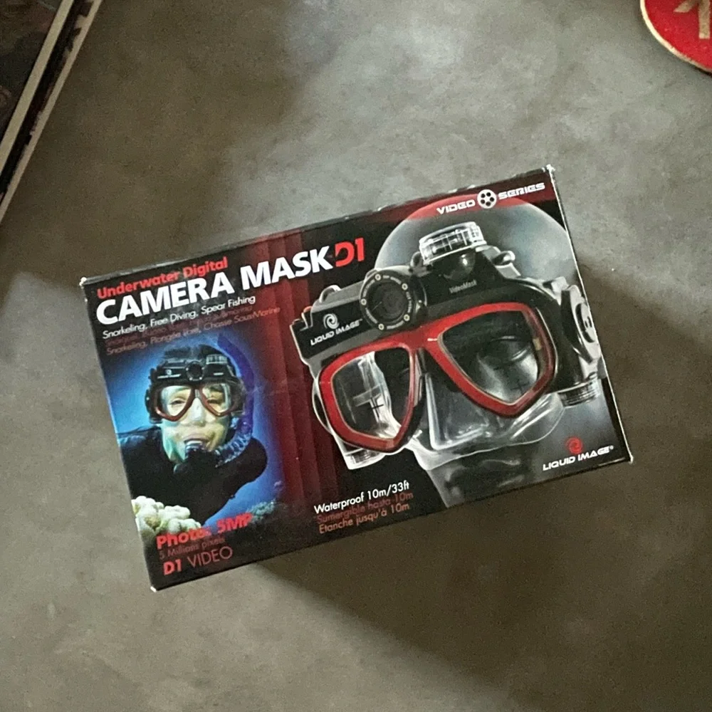 Underwater camera/video mask